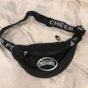 Black Sparkle Fanny Pack